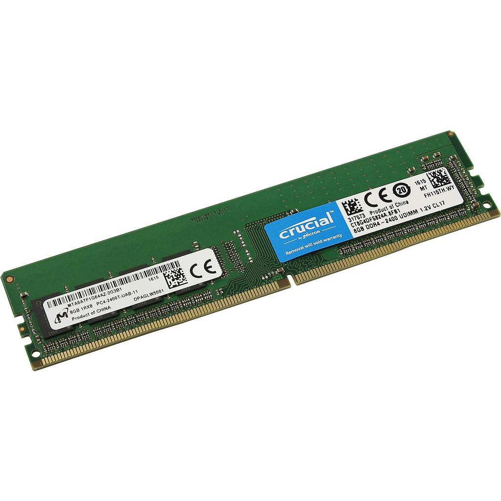 Memorija DDR4 8GB 2400MHz Crucial