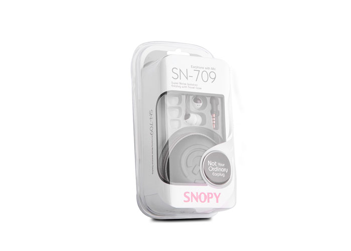 Slušalice Snopy SN-709 Crno/bijele u zaštitnoj torbici