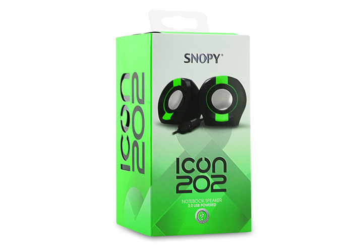 Zvučnici Snopy Icon 202 Crno-Zeleni
