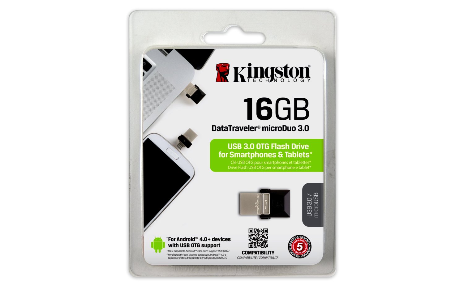USB Stick 16GB Kingston microDuo