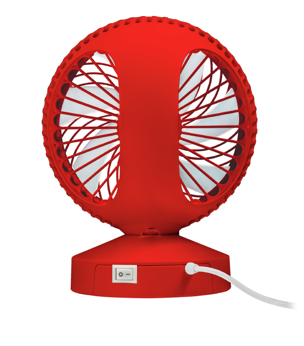 Ventilator Trust VENTU USB COOLING FAN - RED