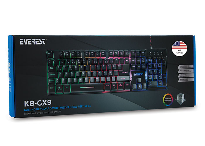 Tastatura Everest KB-GX9
