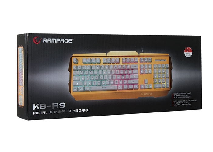 Tastatura Rampage KB-R9 Gaming Zlatna