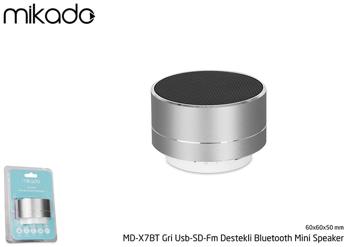 Bluetooth Zvučnik MD-X7BT Sivi
