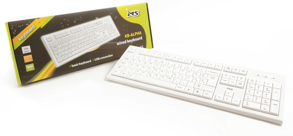 Tastatura MSI KB-ALPHA USB bijela