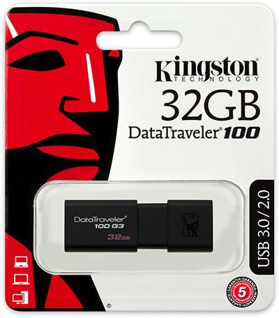 USB Stick 32GB Kingston DT100 G3