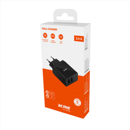 Punjač ACME  CH205 2-ports USB  3.4A