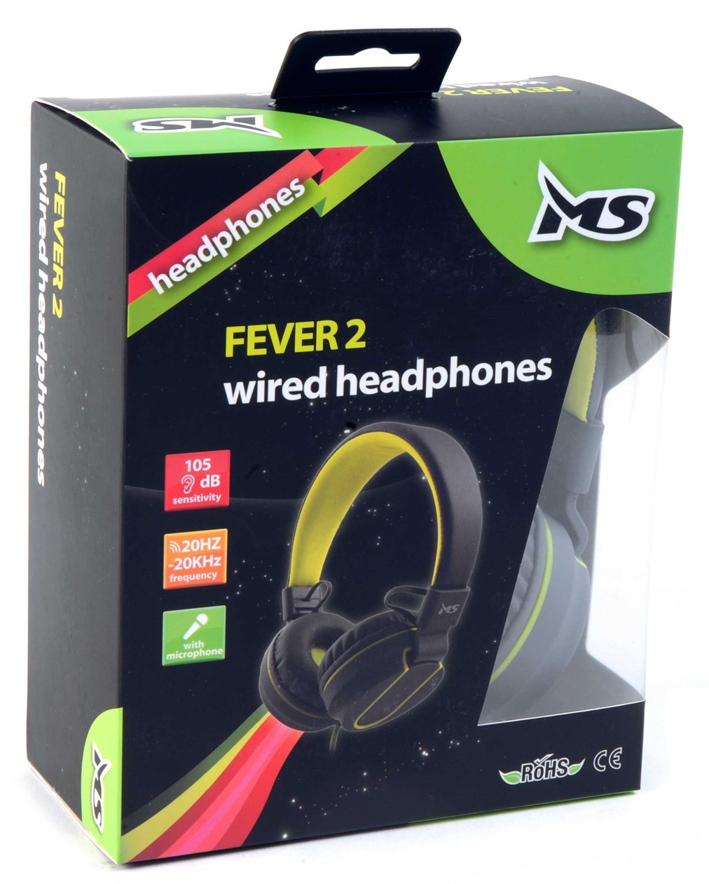 Slušalice MSI Fever 2 sivo-zelene