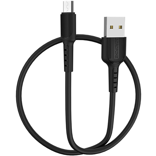 Kabal Micro USB Borofone BX16 Crni