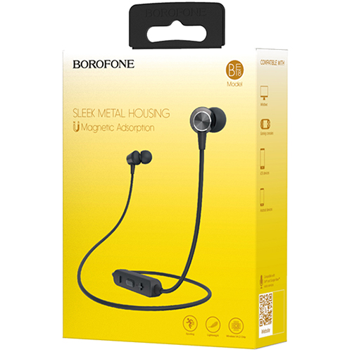 Slušalice Borofone BE18 sport wireless crne