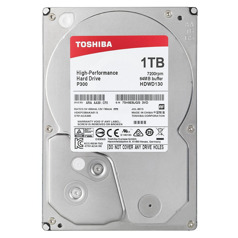 HDD 1TB SATA3 64MB Toshiba