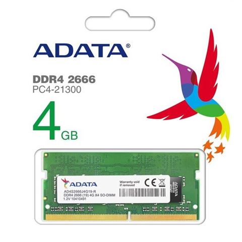 Memorija DDR4 4GB 2666MHz SOD Adata