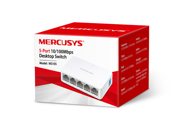Switch 5 port Mercusys 5x10/100