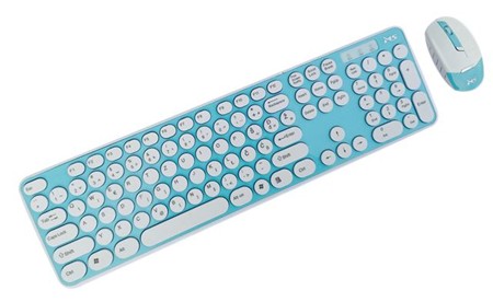 Tastatura MSI Deck žičani set tastatura i miš plavi