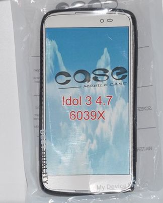 Futrola za mobitel Alcatel Idol 3/6039 (4,7") crna Platoon