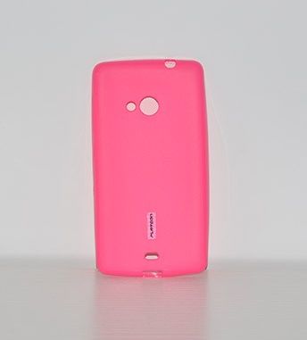 Futrola za mobitel Microsoft 535 pink Platoon silikonska