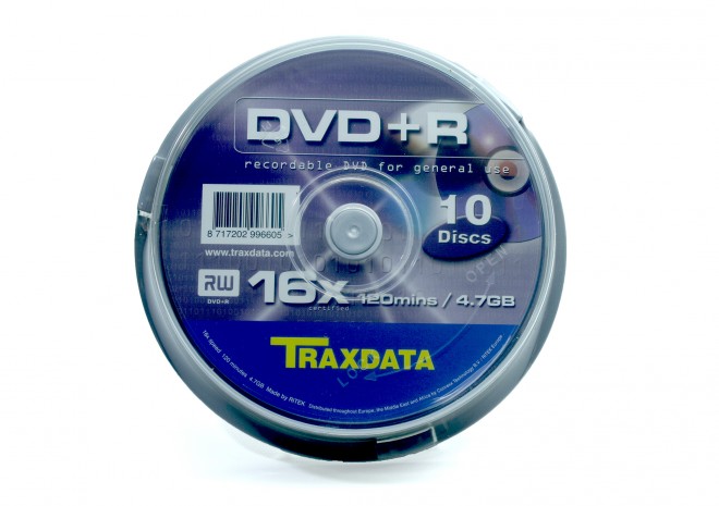 DVD+R Traxdata 1/10 Cake