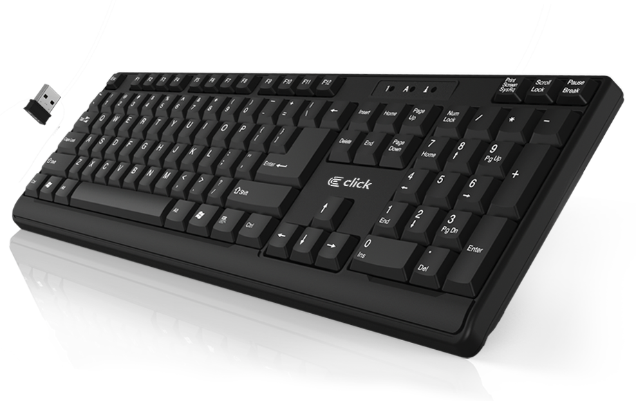 Tastatura Click K-L2-W bežična