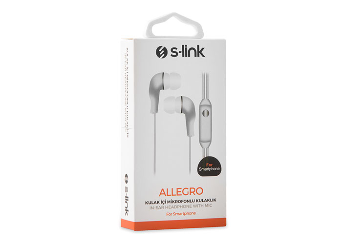 Slušalice S-link SL-KU130 Allegro bijele