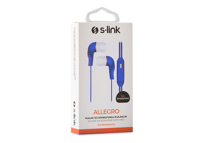 Slušalice S-link SL-KU130 Allegro Plave