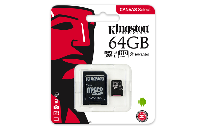 Micro SD 64GB Kingston Class 10