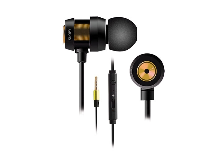 Slušalice Snopy Crno-Zlatne SN-J01