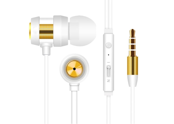 Slušalice Snopy Bijelo-Zlatne SN-J01